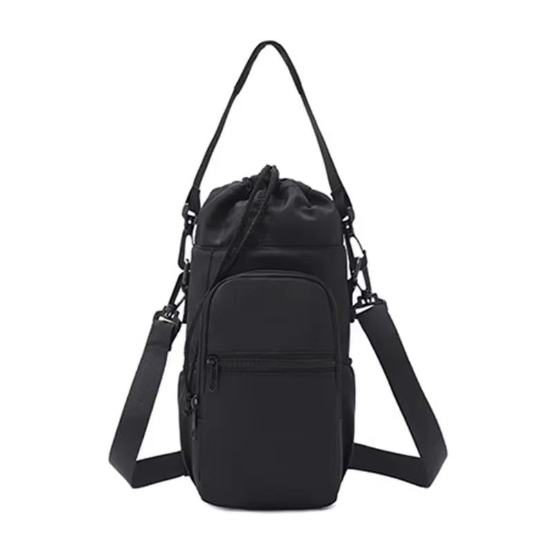 Portable Insulated Water Bottle Bag With Adjustable Strap And Phone Pocket 6