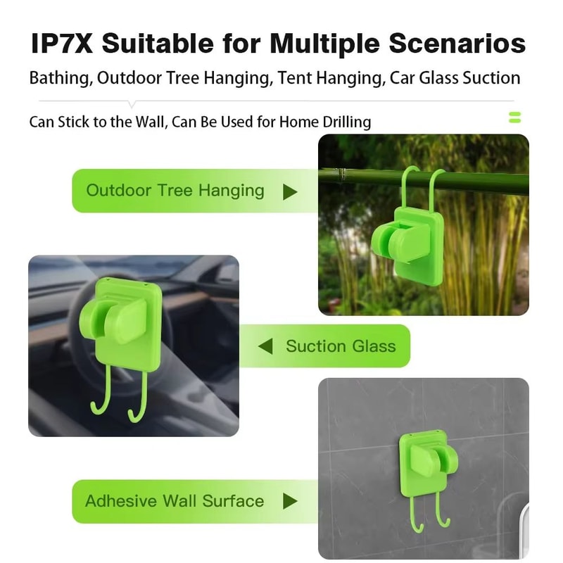 6000 MAh Portable Camping Shower Pump With Intelligent Digital Display 2