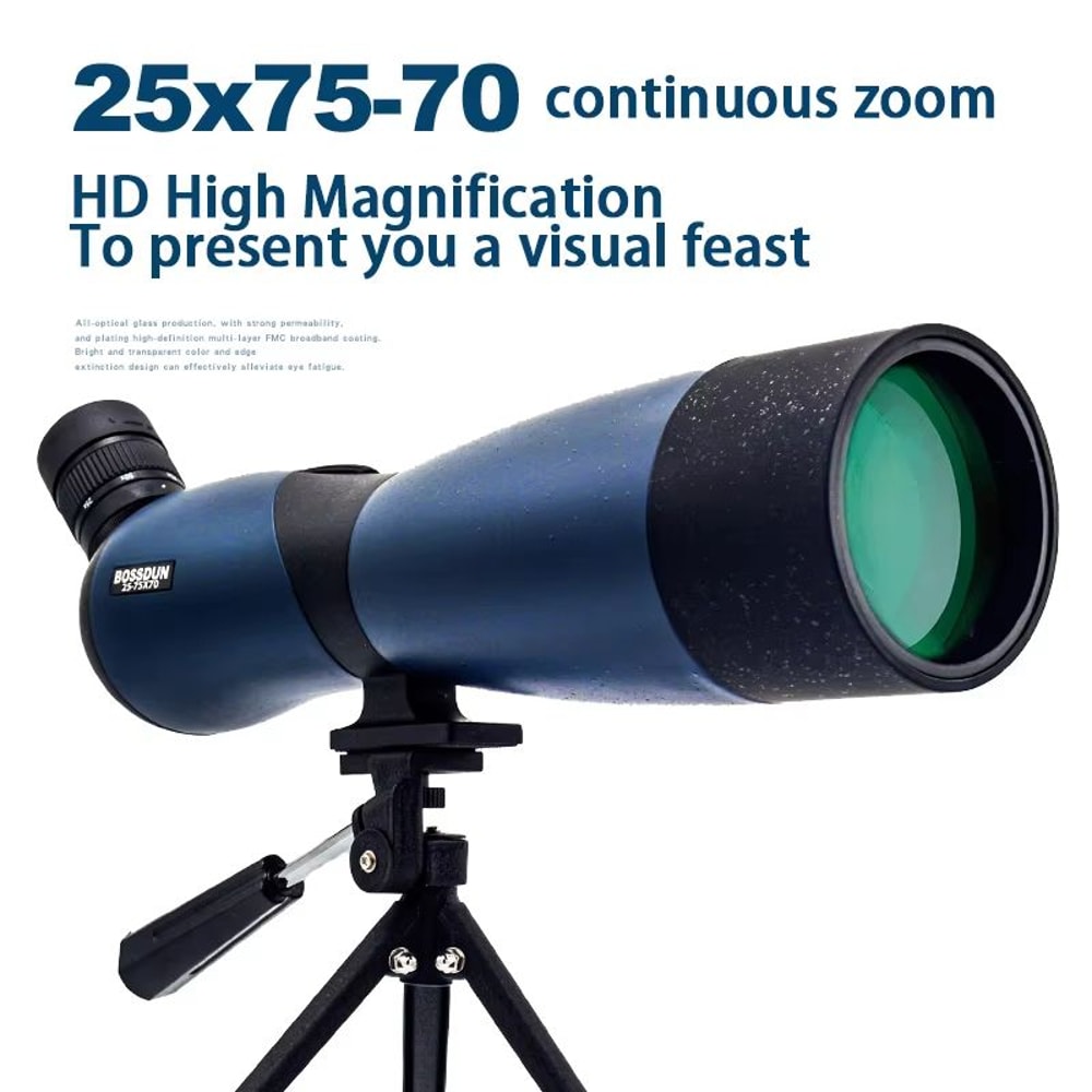 2575x70 Zoom Spotting Scope Monocular With BAK4 Prism Waterproof Outdoor Telescope 3