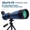 2575x70 Zoom Spotting Scope Monocular With BAK4 Prism Waterproof Outdoor Telescope 3