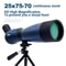 2575x70 Zoom Spotting Scope Monocular With BAK4 Prism Waterproof Outdoor Telescope 3