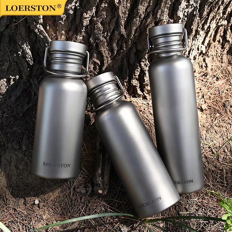 Portable Pure Titanium Sports Water Bottle For Outdoor Cycling And Camping 0
