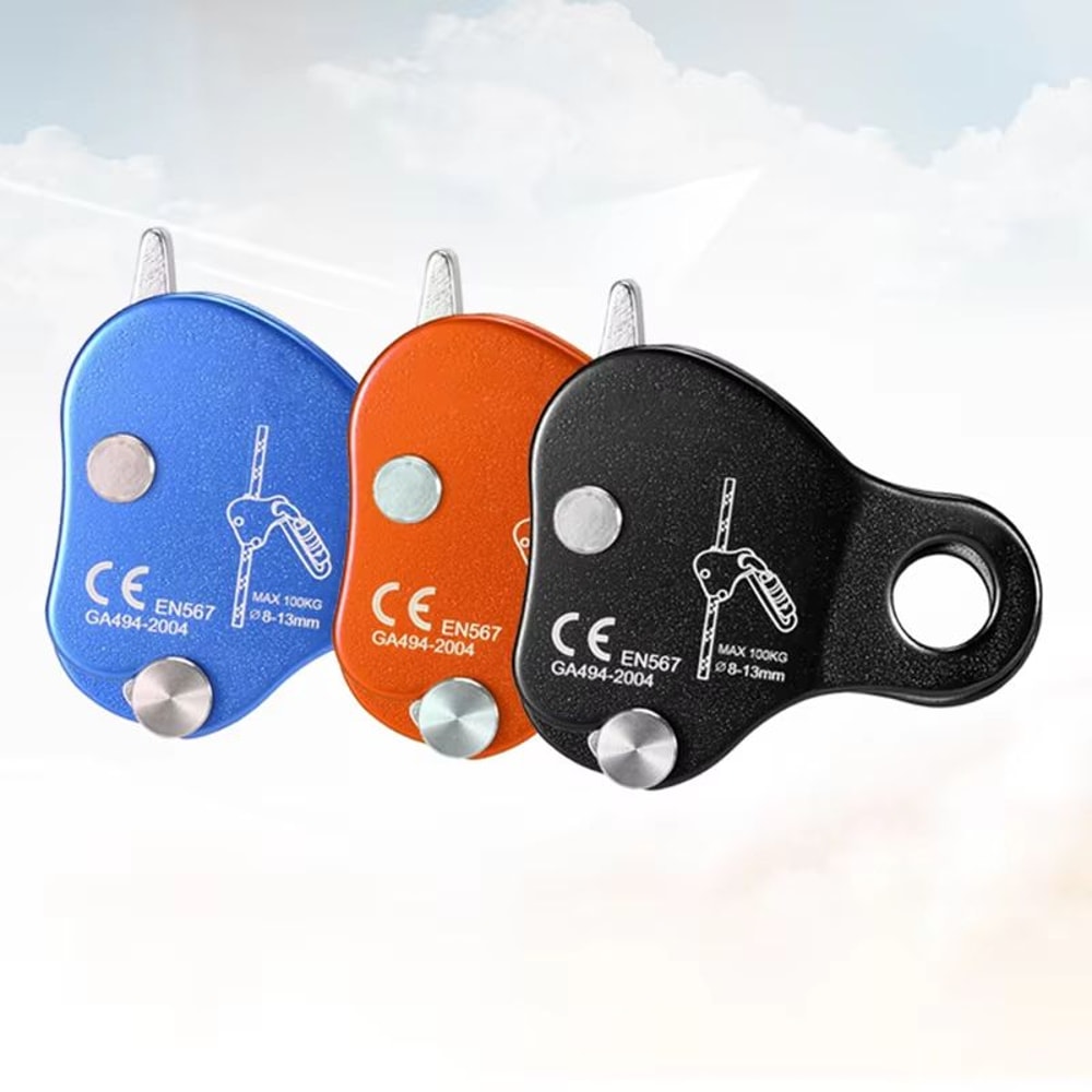 Outdoor Portable Climbing Ascender Rope Grip Belay Device For 813 MM Rope 1