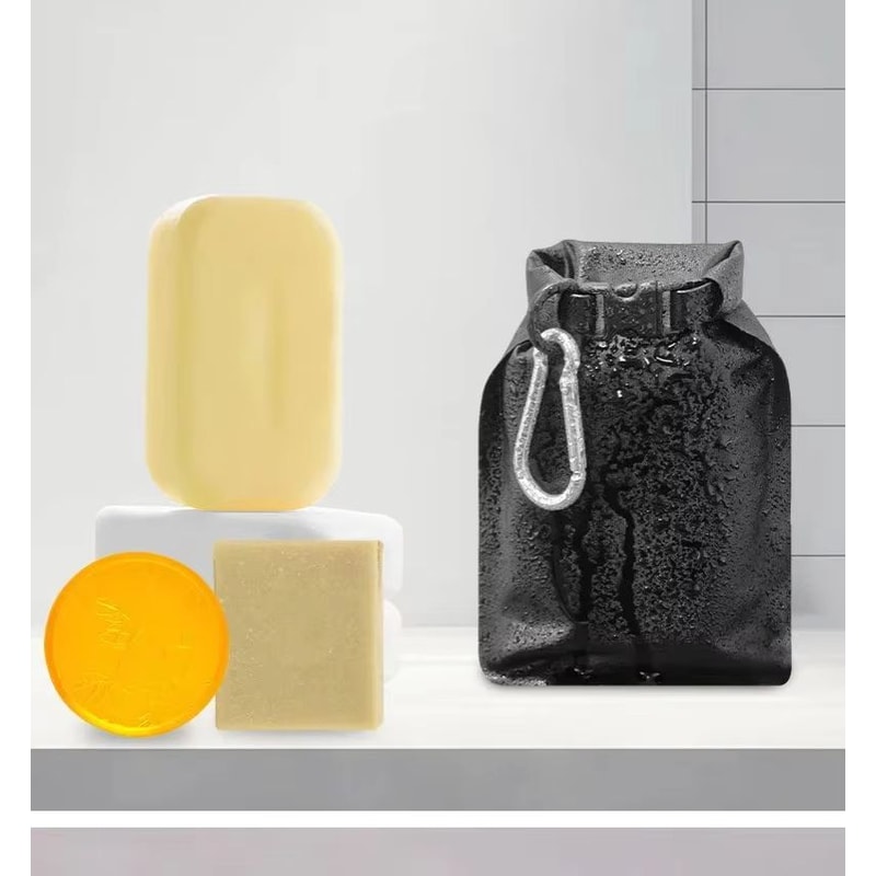 Outdoor Portable Waterproof Leakproof Soap Bar Travel Case With QuickDry Pouch 4