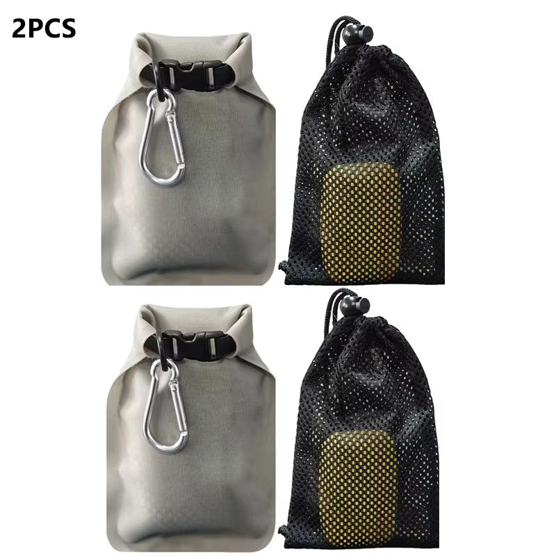 Outdoor Portable Waterproof Leakproof Soap Bar Travel Case With QuickDry Pouch 8