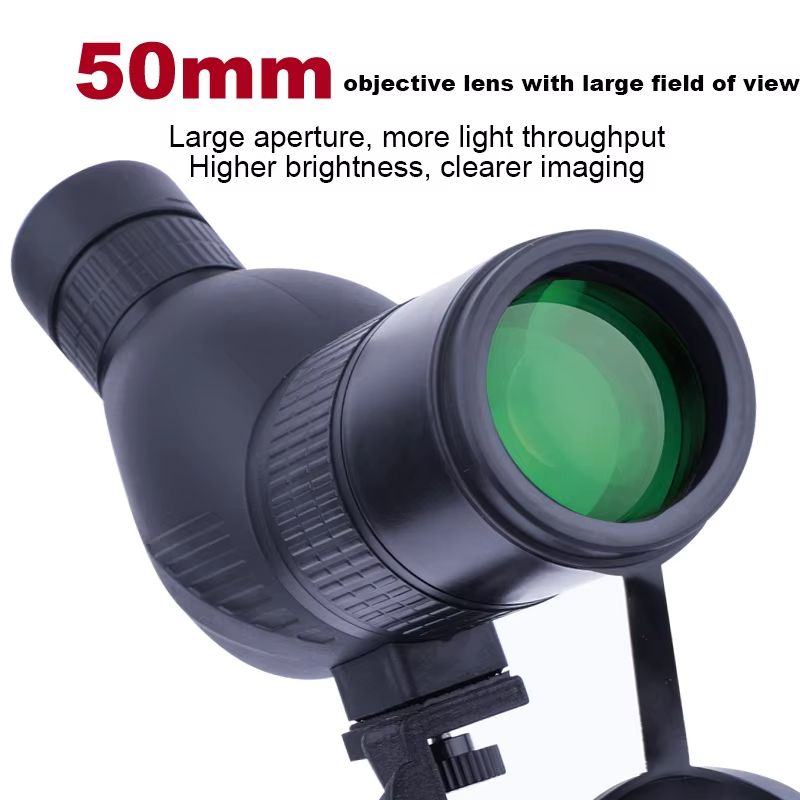 1236x50 Zoom Spotting Scope Monocular With BAK4 Prism Waterproof And AntiFog Outdoor Telescope 2
