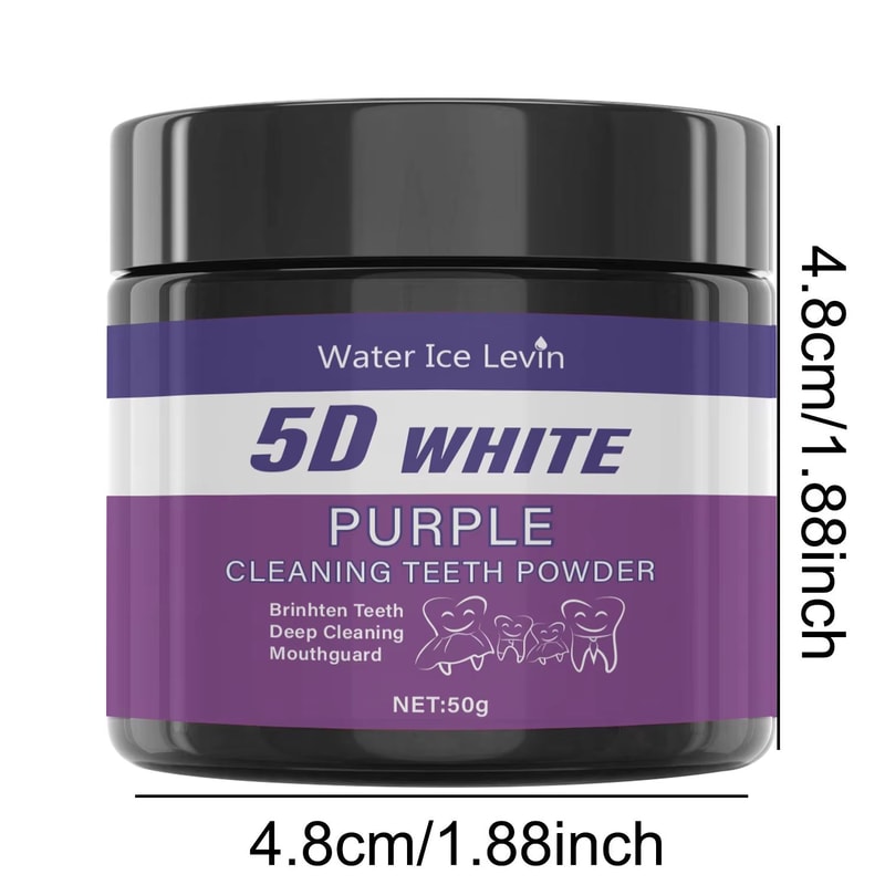 BrilliantSmile Purple Teeth Whitening Powder Daily Deep Clean Polishing Formula 2