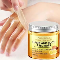 glowsilk vitamin c turmeric hand and foot wax mask smoothing illuminating skin treatment