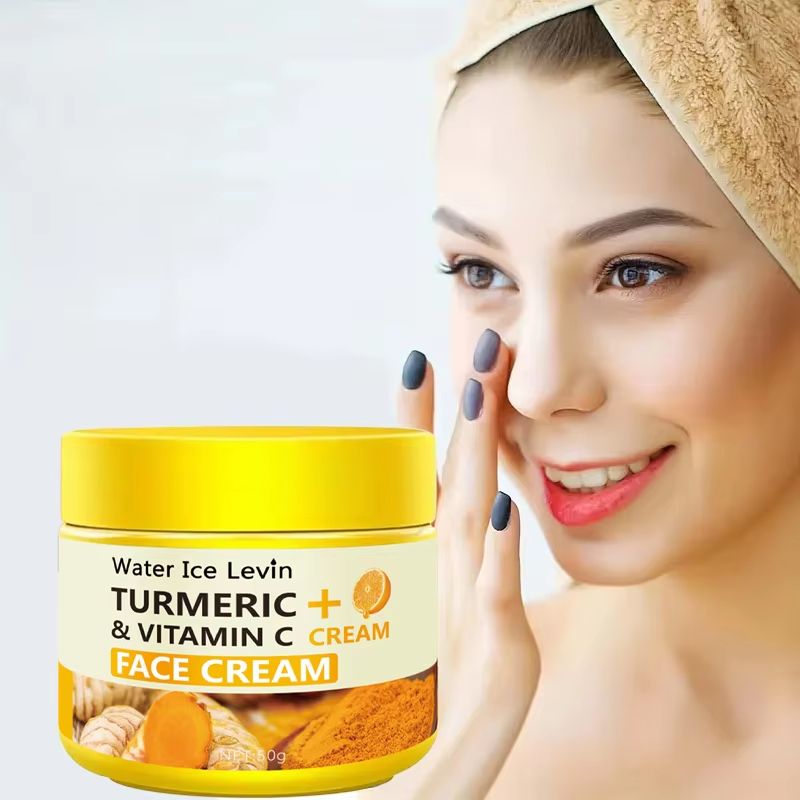 Turmeric Vitamin C AntiAging Moisturizing Cream Collagen Hyaluronic Acid Skin Care 4