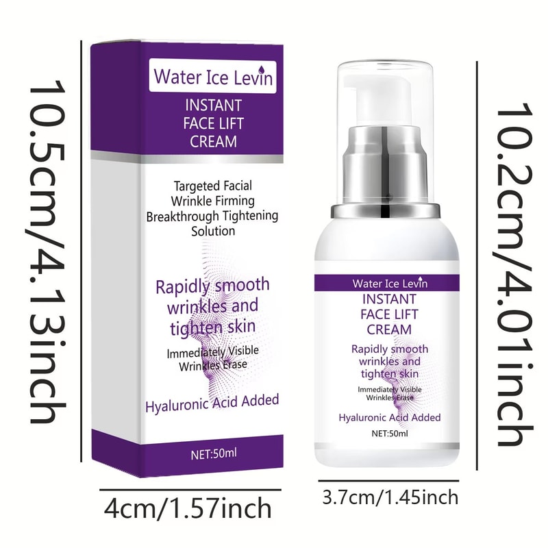 Instant Face Lift Cream With Hyaluronic Acid Wrinkle Firming And Skin Tightening Solution 4