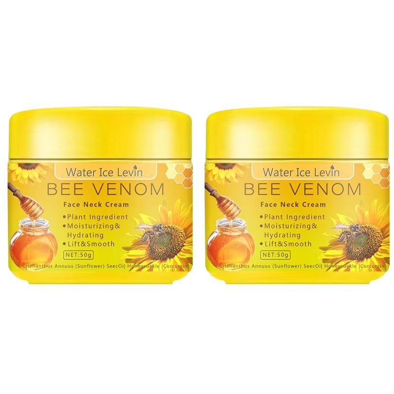 Bee Venom Neck Cream Moisturizing Sagging Improvement Fine Line Reduction Skin Repair 7