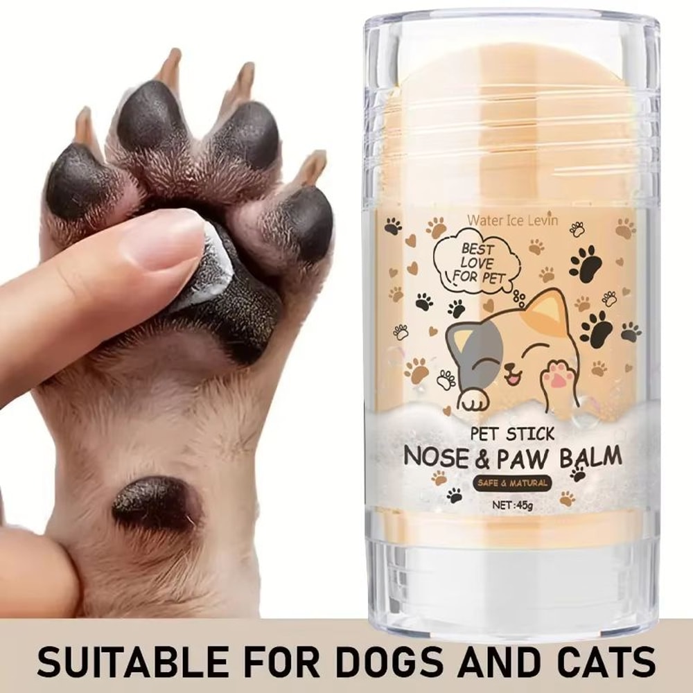 Dog Nose Paw Balm 45g Pet Paw Protector Moisturizer For Dogs Cats 1