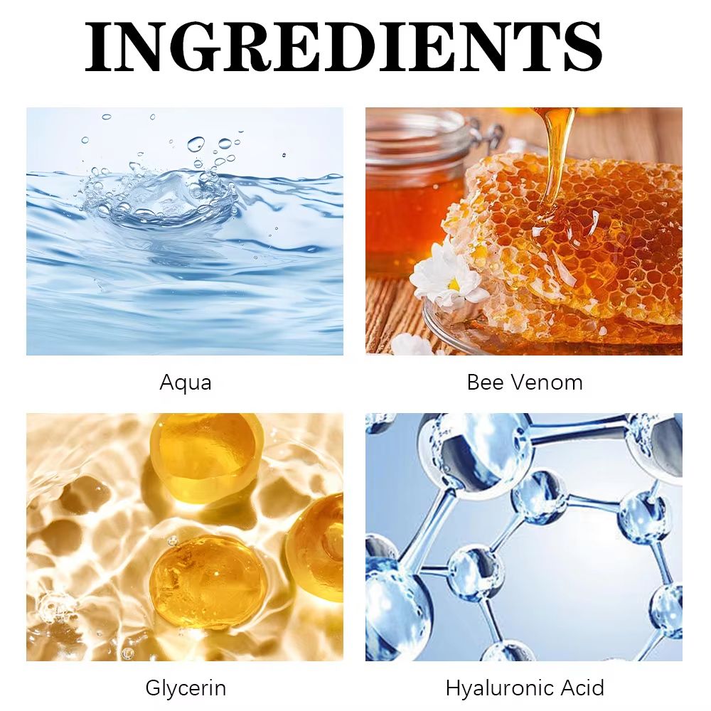 Bee Venom Eye Cream Stick Dark Circles UnderEye Bags Moisturizing Hyaluronic Acid Serum 1