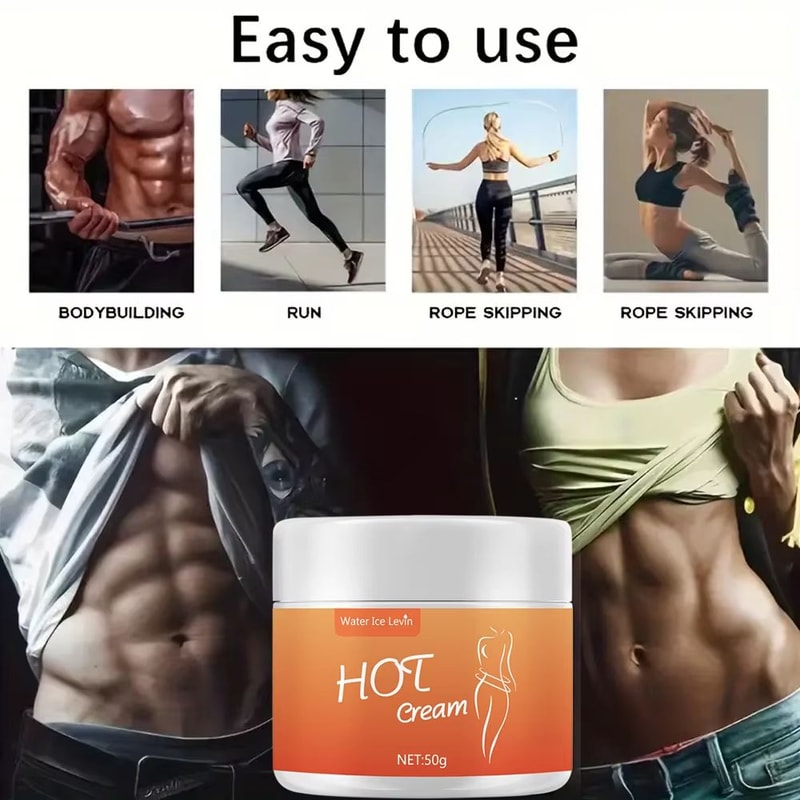 Heat Massage Cream Warming Fitness Massage Cream For Muscle Training Recovery 50g 5