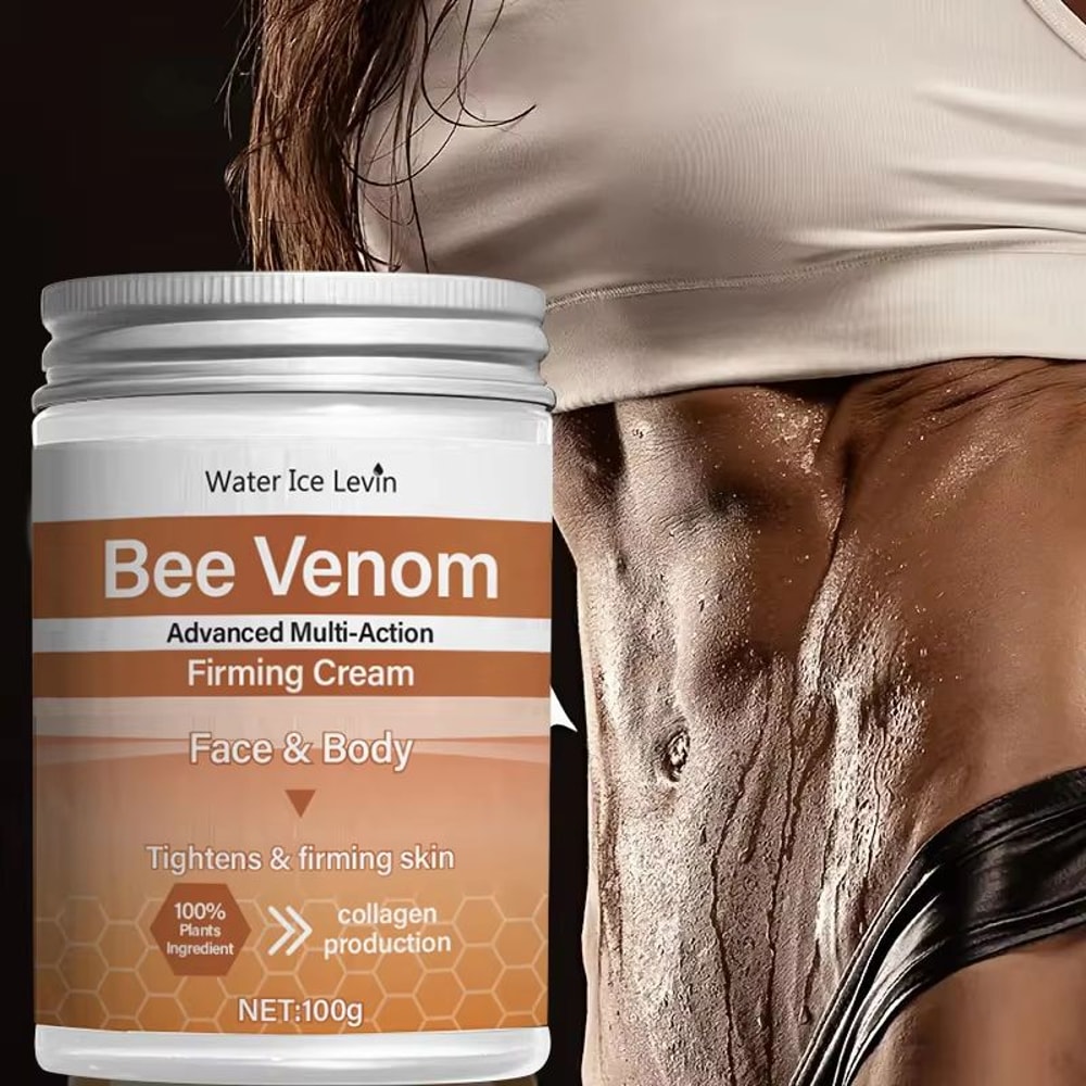Bee Venom Firming Abdominal Cream PlantBased Moisturizing SkinToning Formula With Hyaluronic Acid 0
