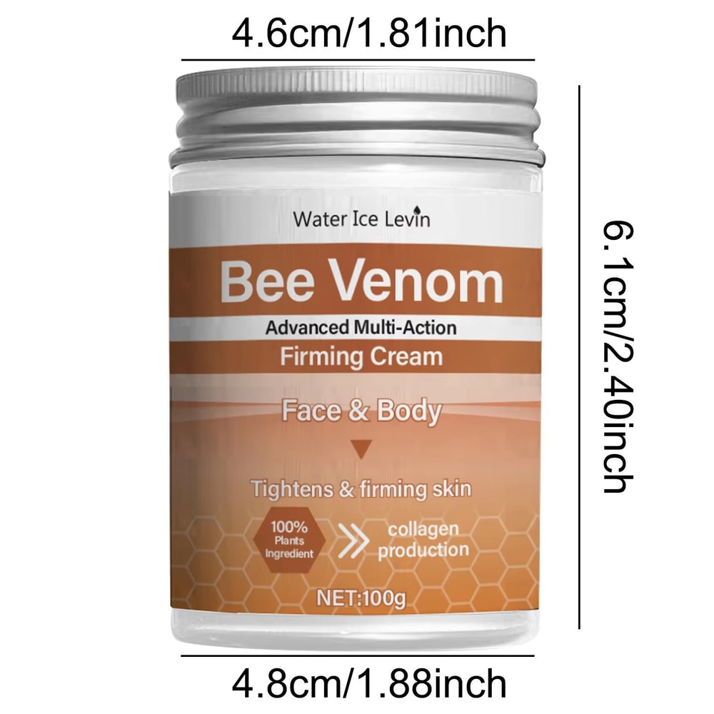 Bee Venom Firming Abdominal Cream PlantBased Moisturizing SkinToning Formula With Hyaluronic Acid 1