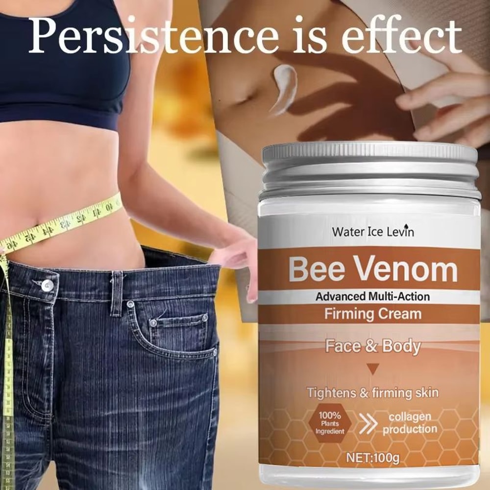 Bee Venom Firming Abdominal Cream PlantBased Moisturizing SkinToning Formula With Hyaluronic Acid 2