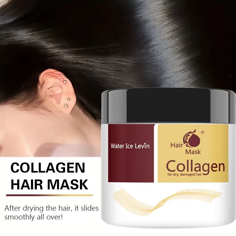 Collagen Moroccan Argan Oil Deep Repair Hair Mask Conditioning Treatment For Dry And Damaged Hair 4