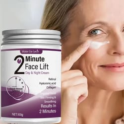 2-minute facial lifting day & night cream – retinol, hyaluronic acid & collagen moisturizing lotion
