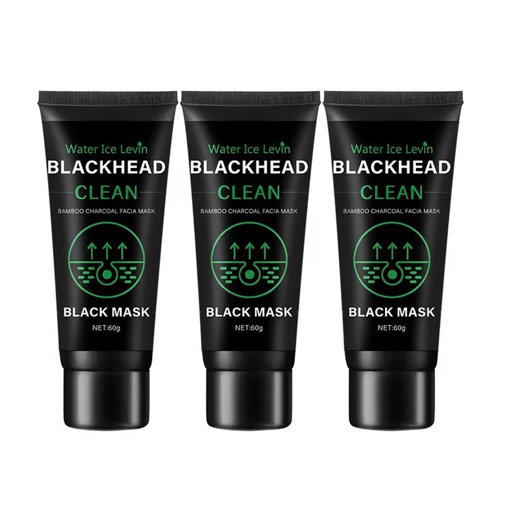 Bamboo Charcoal Deep Cleansing Face Mask Blackhead Removal Exfoliating Treatment 8