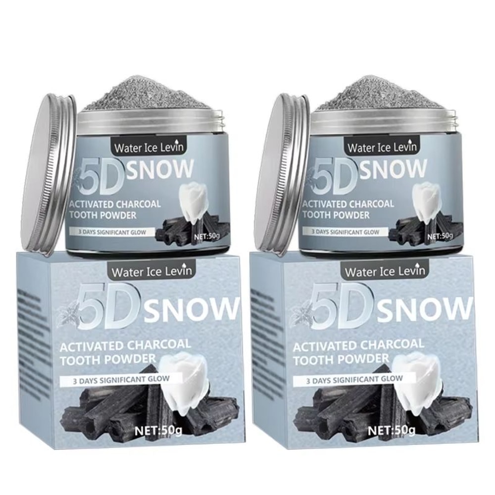 Bamboo Charcoal Teeth Whitening Powder For Natural Stain Removal And Fresh Breath 7