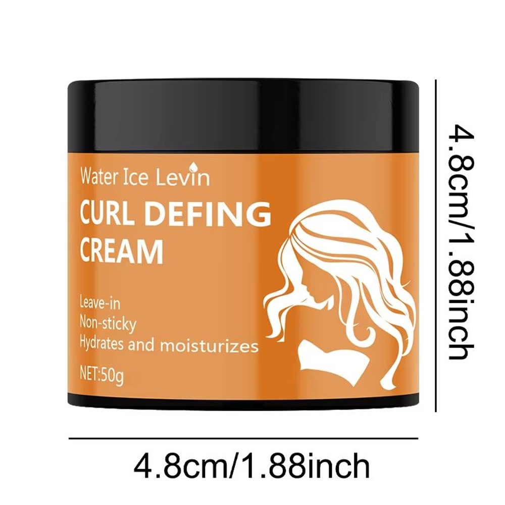 Black Castor Oil Curly Hair Styling Cream For Moisturizing And Defining Curls 1