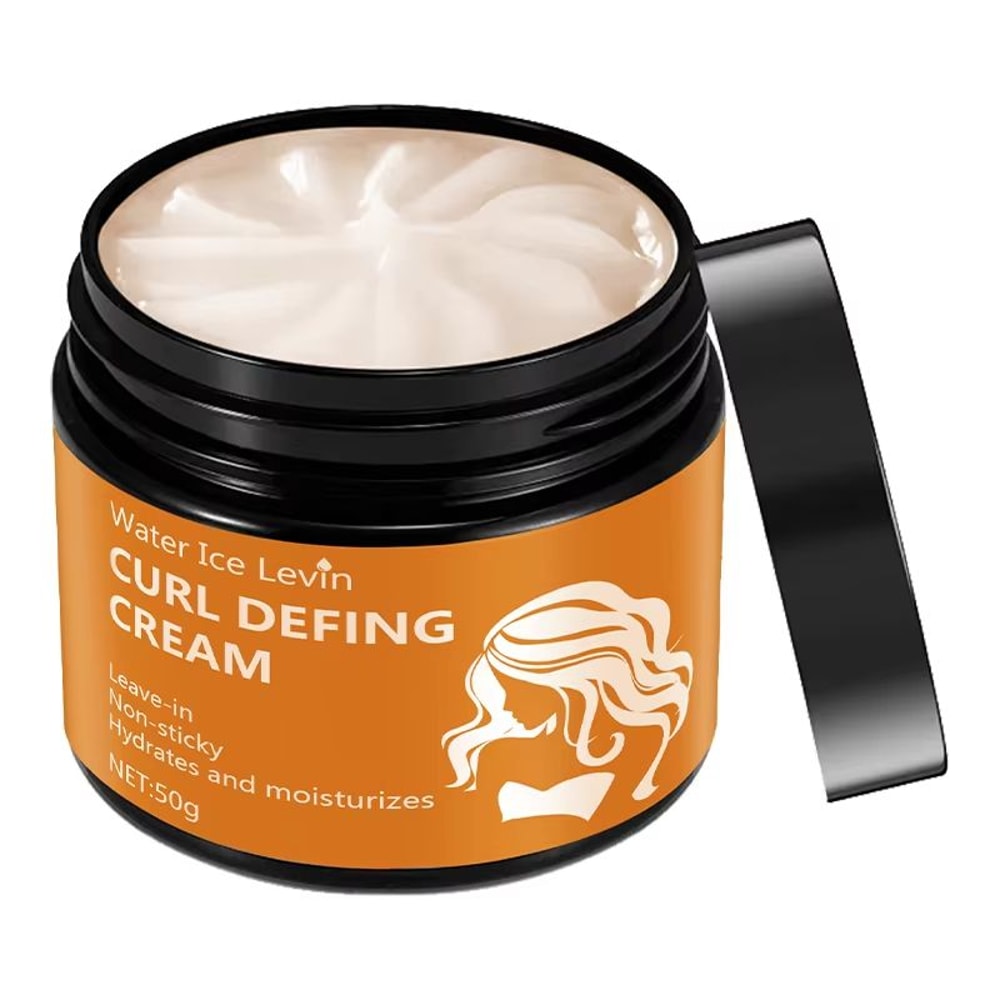 Black Castor Oil Curly Hair Styling Cream For Moisturizing And Defining Curls 6