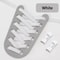 No Tie Press Lock Elastic Shoelaces 8mm Widened Flat Laces For Sneakers 6