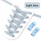 No Tie Press Lock Elastic Shoelaces 8mm Widened Flat Laces For Sneakers 25