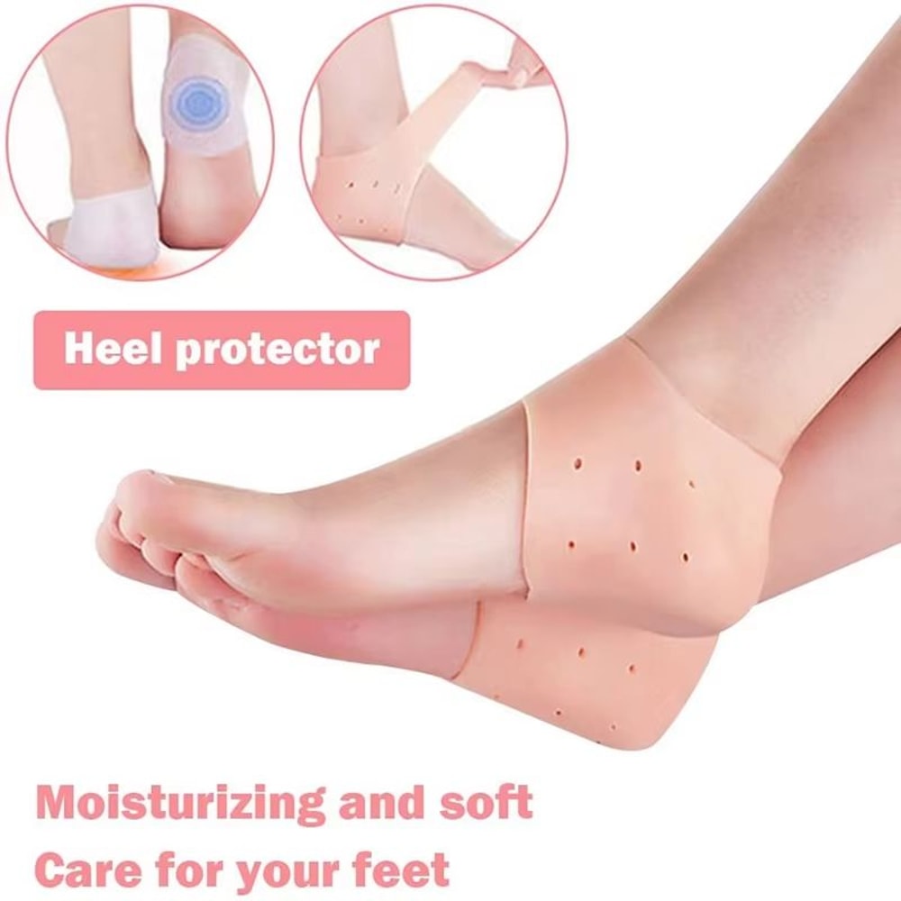 Silicone Heel Protectors And Gel Metatarsal Forefoot Cushions For Foot Comfort 1