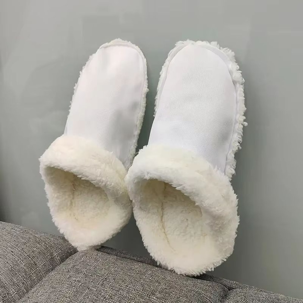 Winter Warm Plush Ankle Sock Shoe Charms And Removable Insole Liners For Men And Women 2