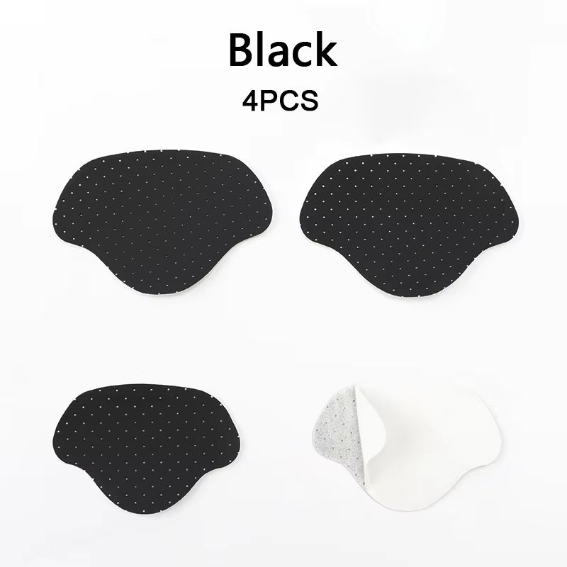 4Piece Heel Repair Sticky Shoe Patch Set AntiWear Heel Pads For Foot Comfort 10