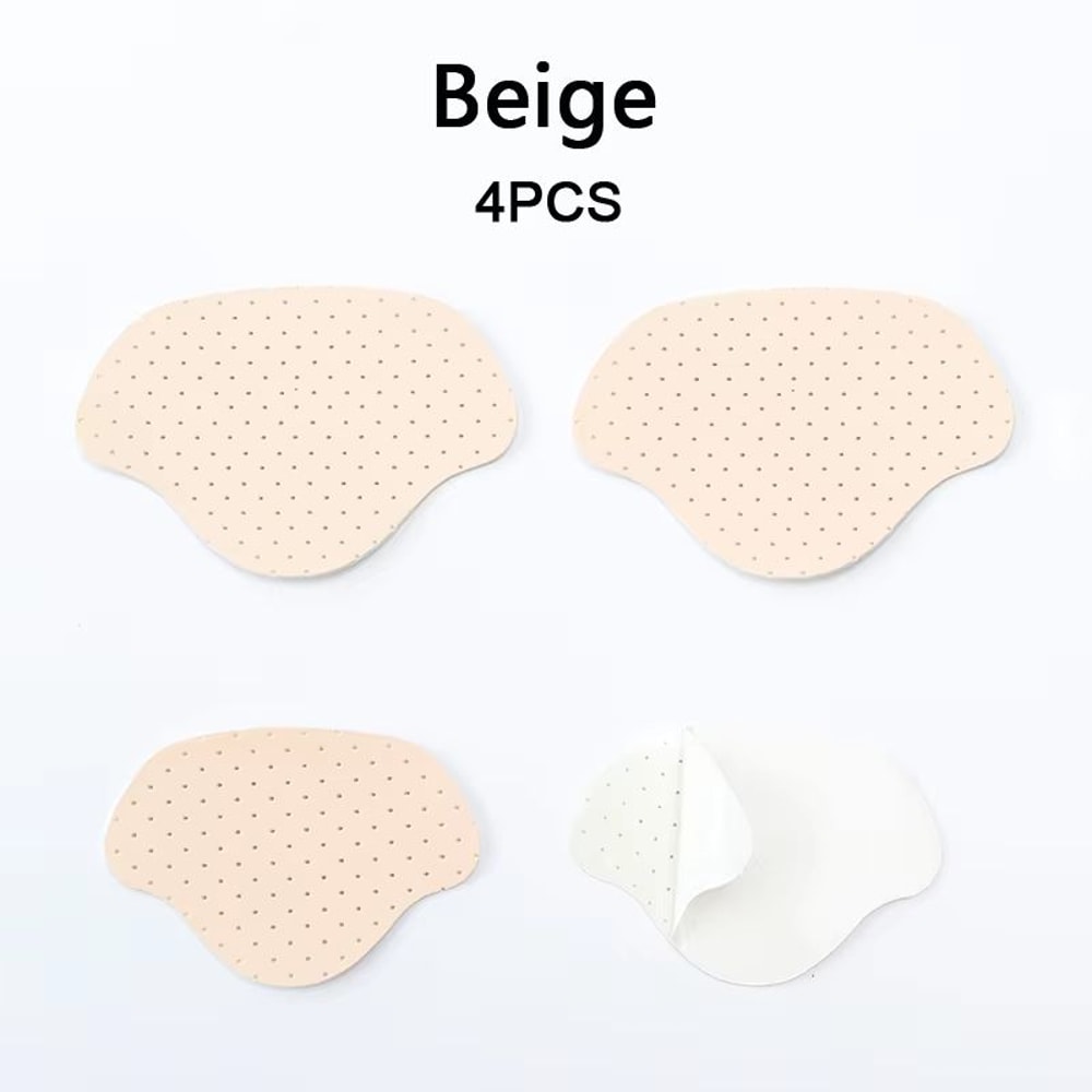 4Piece Heel Repair Sticky Shoe Patch Set AntiWear Heel Pads For Foot Comfort 6