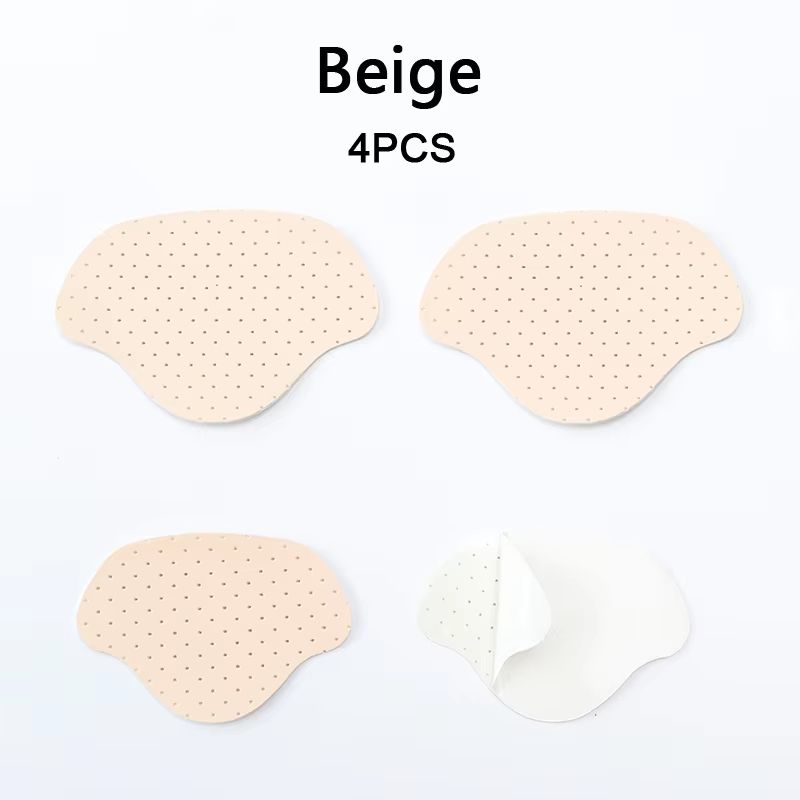 4Piece Heel Repair Sticky Shoe Patch Set AntiWear Heel Pads For Foot Comfort 6