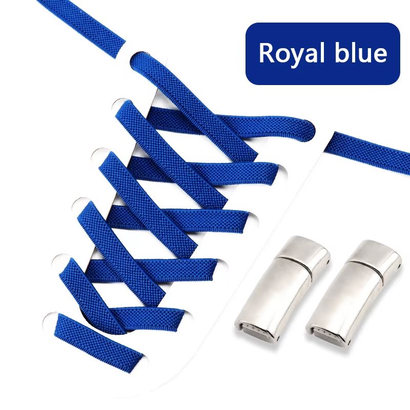 Magnetic NoTie Flat Elastic Shoelaces With Clip Stretch Sneaker Laces For Men Women And Kids 10