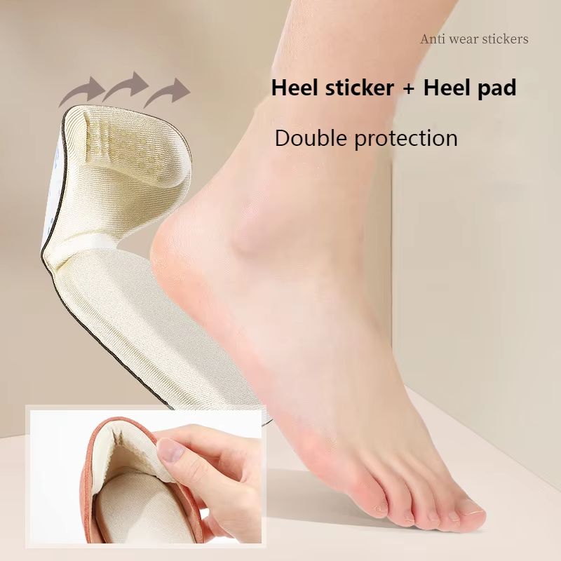 TShape Sponge Heel Stickers Shoe Cushion Inserts Heel Protectors For High Heels 4