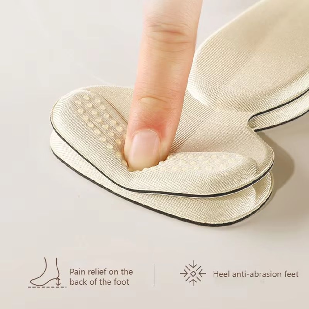 TShape Sponge Heel Stickers Shoe Cushion Inserts Heel Protectors For High Heels 5