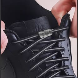 round elastic no-tie shoelaces for sneakers and tennis shoes – kids and adult
