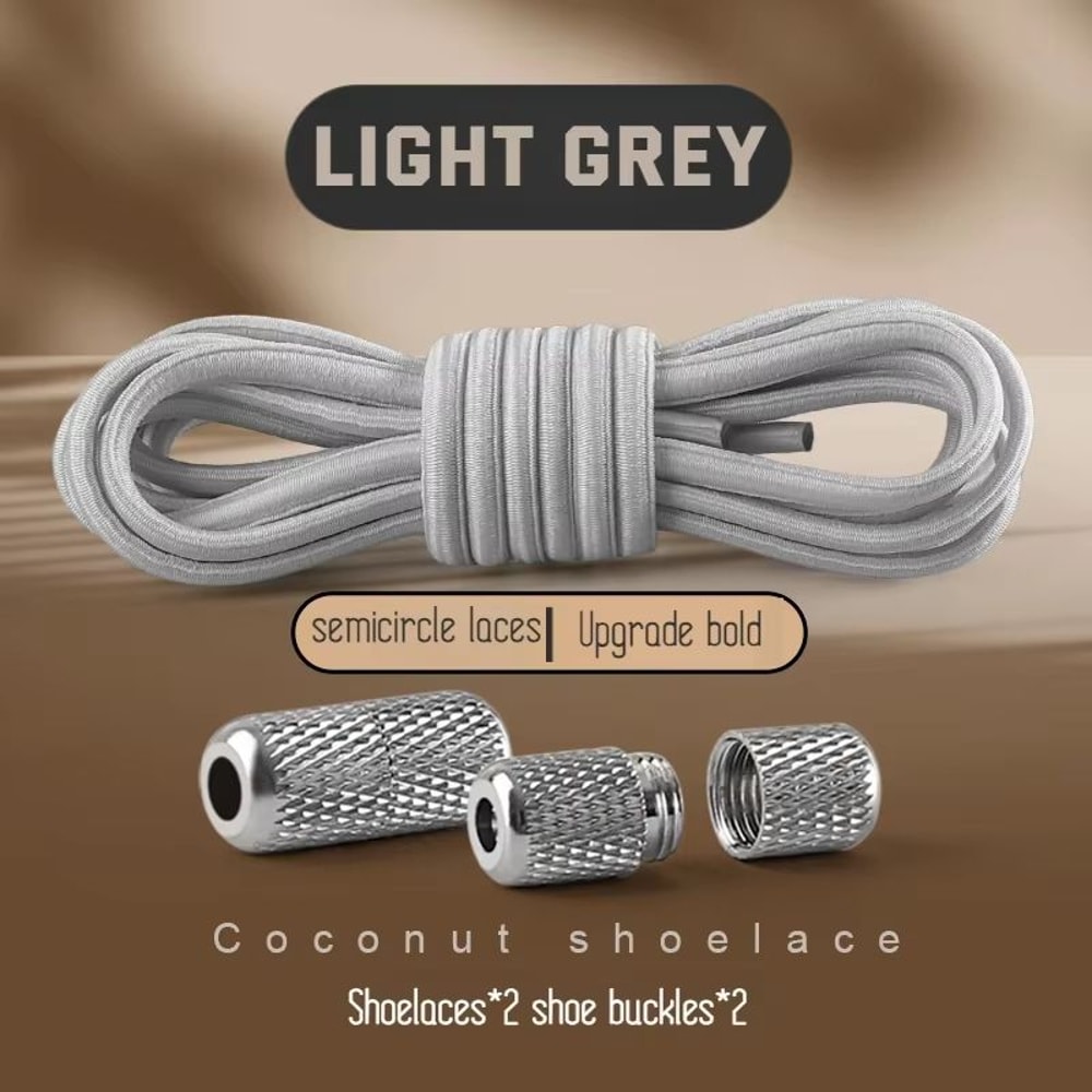 Round Elastic NoTie Shoelaces For Sneakers And Tennis Shoes Kids And Adult 13