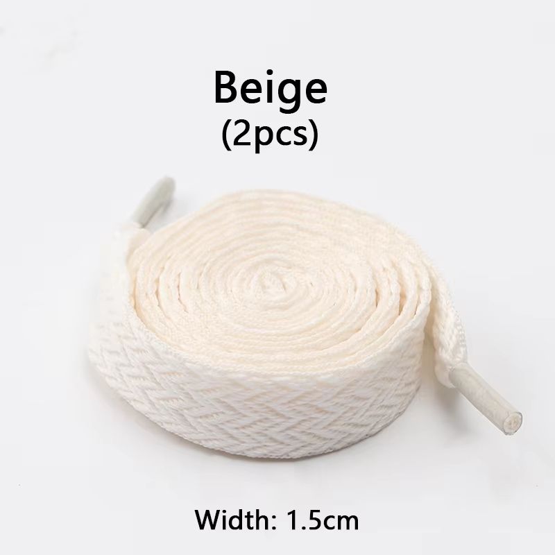 Flat Wavy Bread Style Shoelaces For Sneakers 059in 079in 118in Trend Shoe Lace Ropes 11