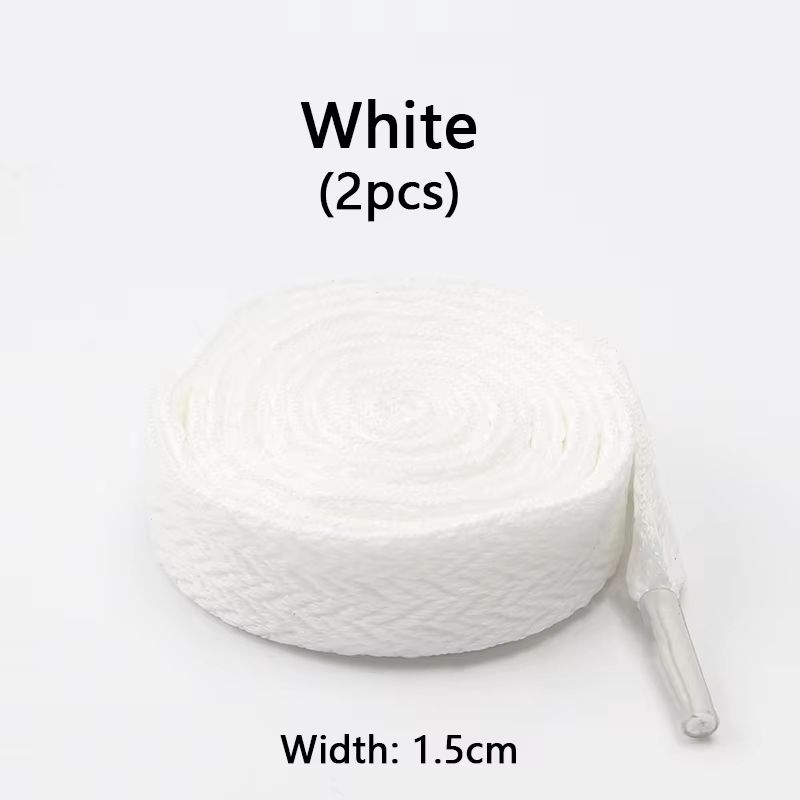 Flat Wavy Bread Style Shoelaces For Sneakers 059in 079in 118in Trend Shoe Lace Ropes 14