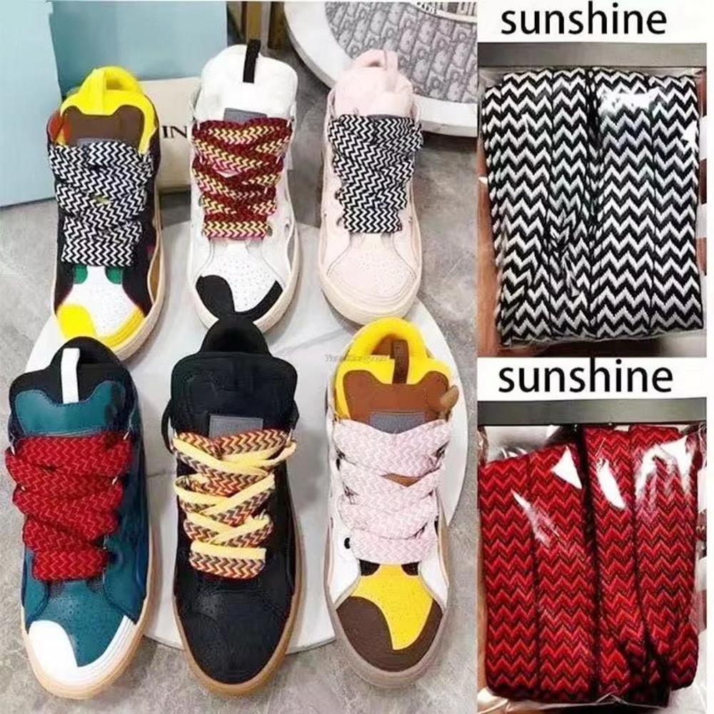 Flat Wavy Bread Style Shoelaces For Sneakers 059in 079in 118in Trend Shoe Lace Ropes 5
