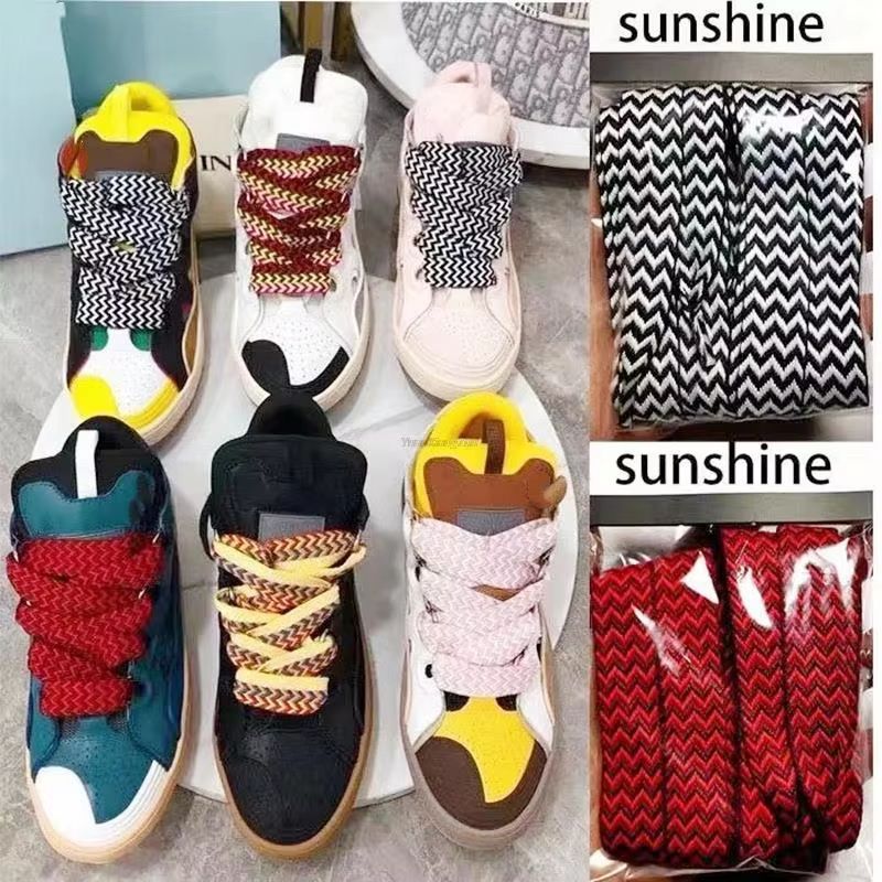 Flat Wavy Bread Style Shoelaces For Sneakers 059in 079in 118in Trend Shoe Lace Ropes 5
