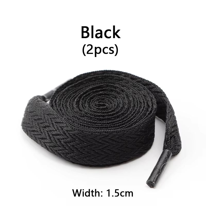 Flat Wavy Bread Style Shoelaces For Sneakers 059in 079in 118in Trend Shoe Lace Ropes 6