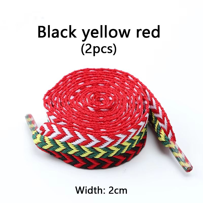 Flat Wavy Bread Style Shoelaces For Sneakers 059in 079in 118in Trend Shoe Lace Ropes 19