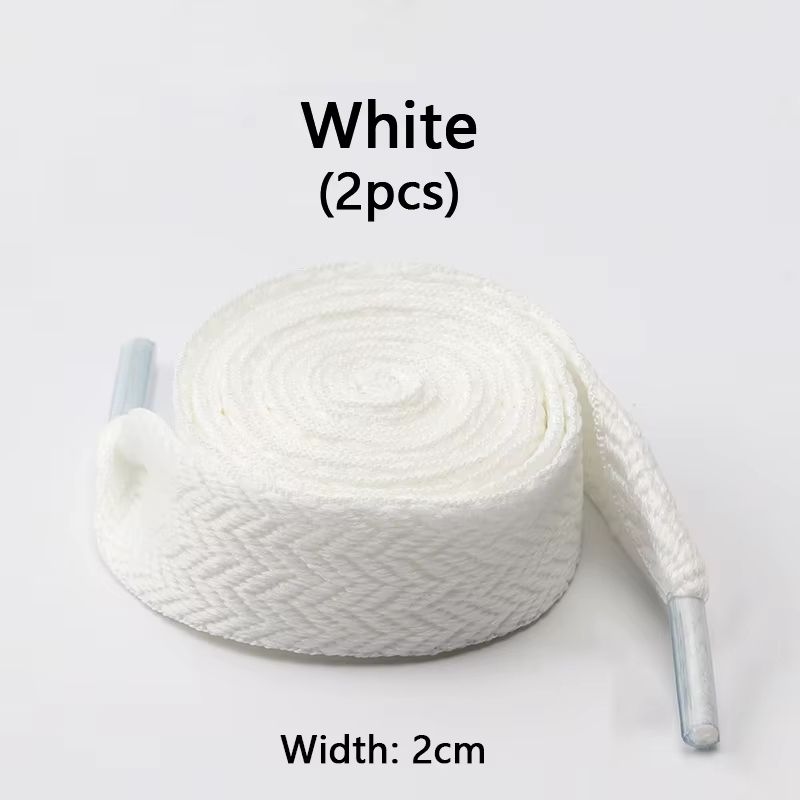 Flat Wavy Bread Style Shoelaces For Sneakers 059in 079in 118in Trend Shoe Lace Ropes 24