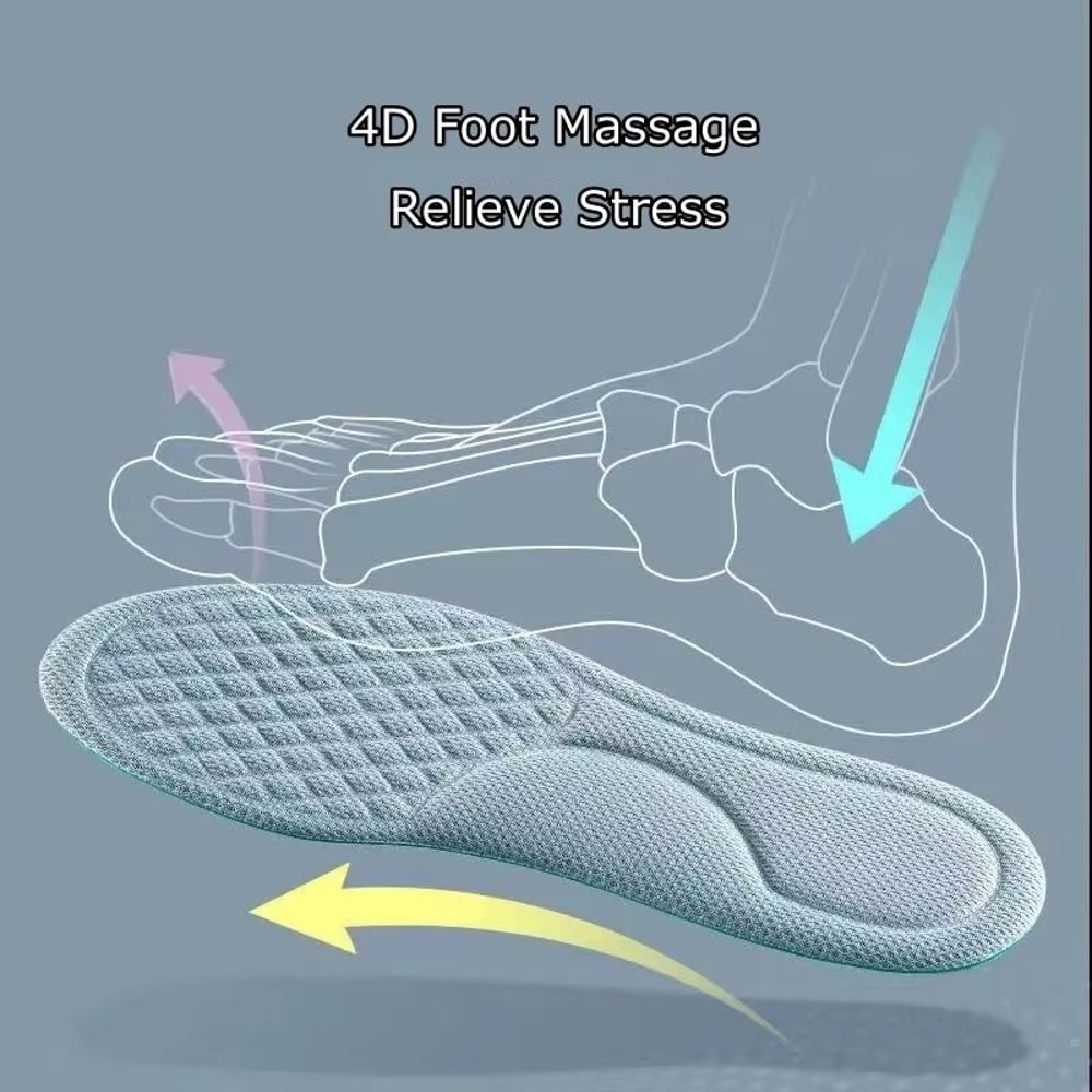 Summer Deodorant Breathable Sports Insoles For Men And Women 4