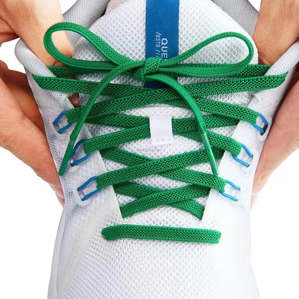 Classic Elastic Flat Shoelaces 028in For Sneakers Kids And Adults 12