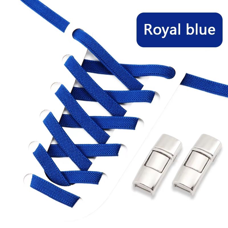 Elastic Press Lock NoTie Shoelaces 031in Wide For Sneakers Kids And Adults 10