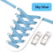 Elastic Press Lock NoTie Shoelaces 031in Wide For Sneakers Kids And Adults 11